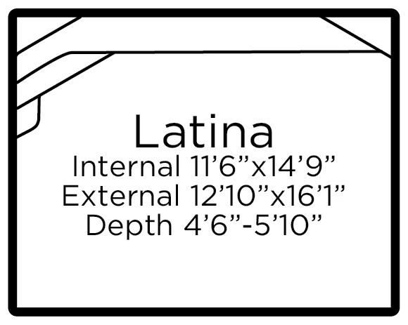 Latina plan view