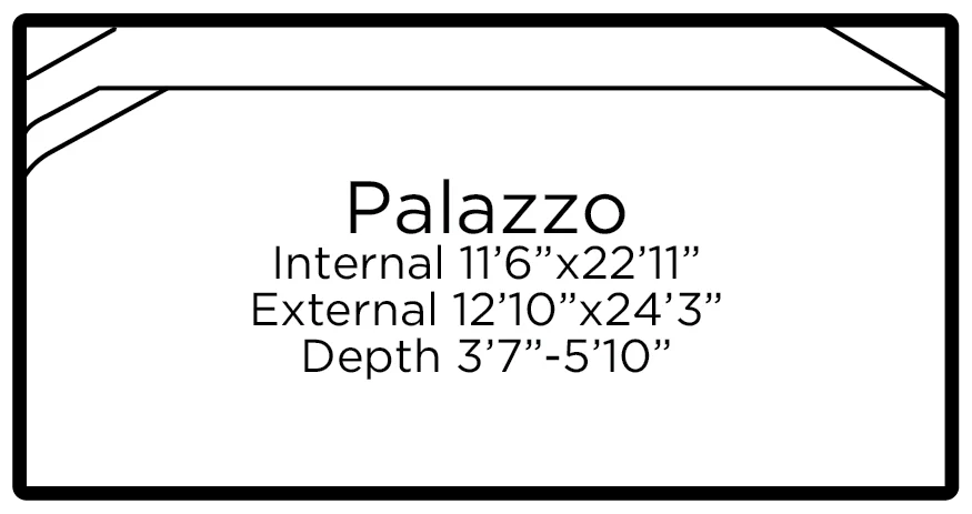 Palazzo plan view