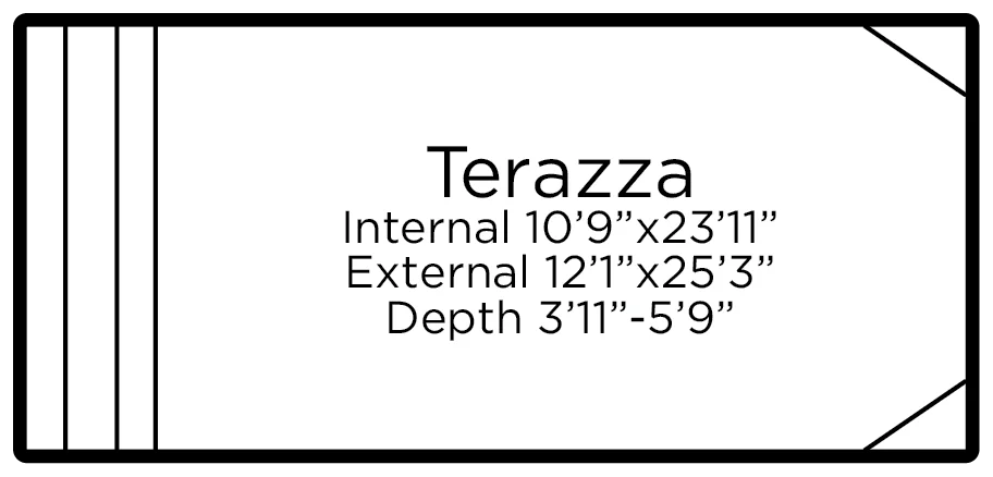 Terazza plan view